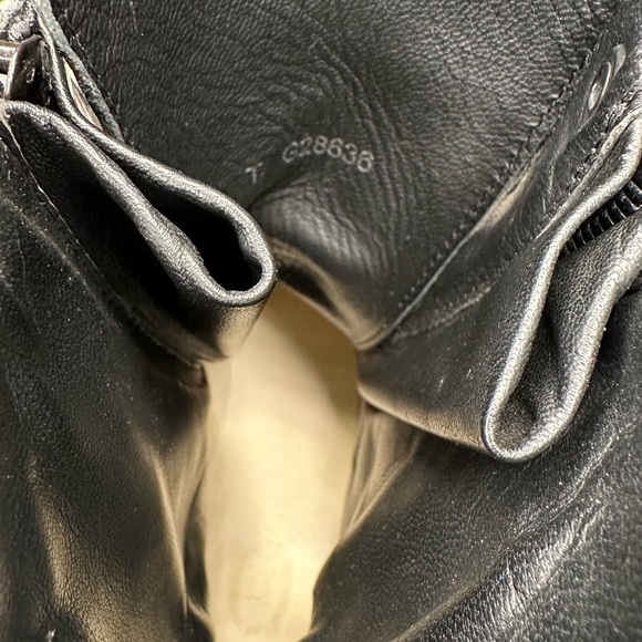 Chanel Leather CC Combat boots size 39.5 - Picture 10 of 14